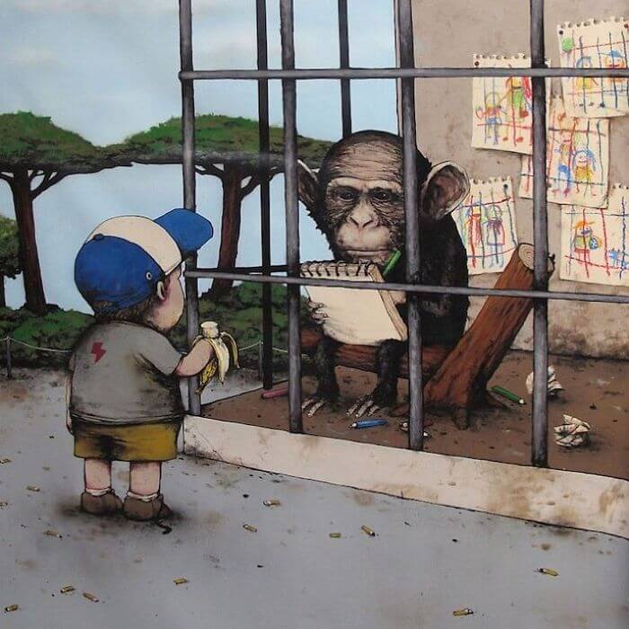28 Mind-Blowing Illustrations By The French Banksy That Will Change The Way You Think
