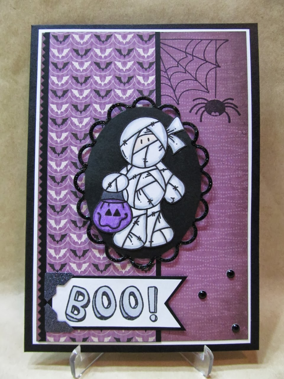 Savvy Handmade Cards: BOO! Halloween Mummy Card