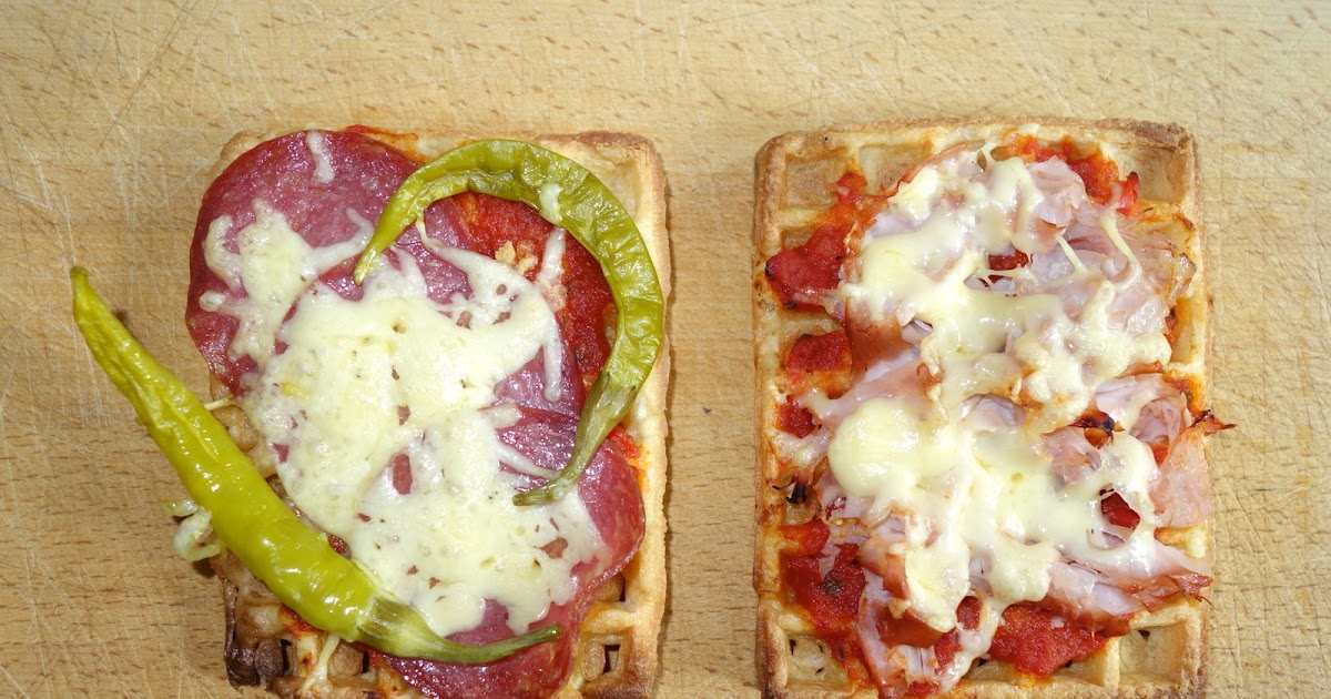 In de Kök: Pizza-Waffeln