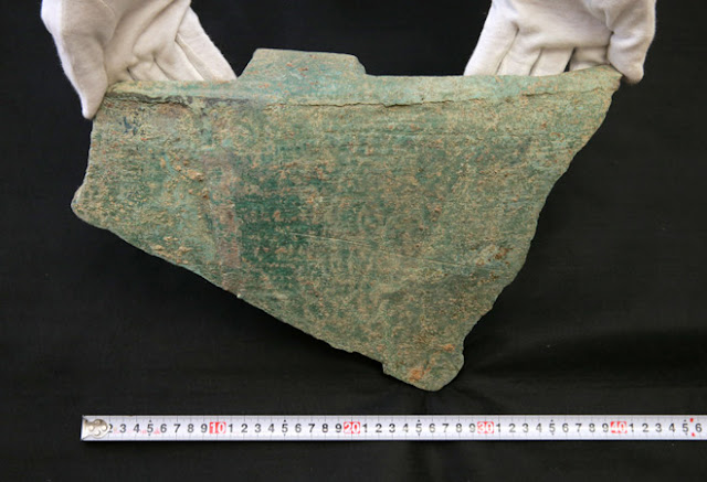 Possible fragment from tallest pagoda ever built in Japan found