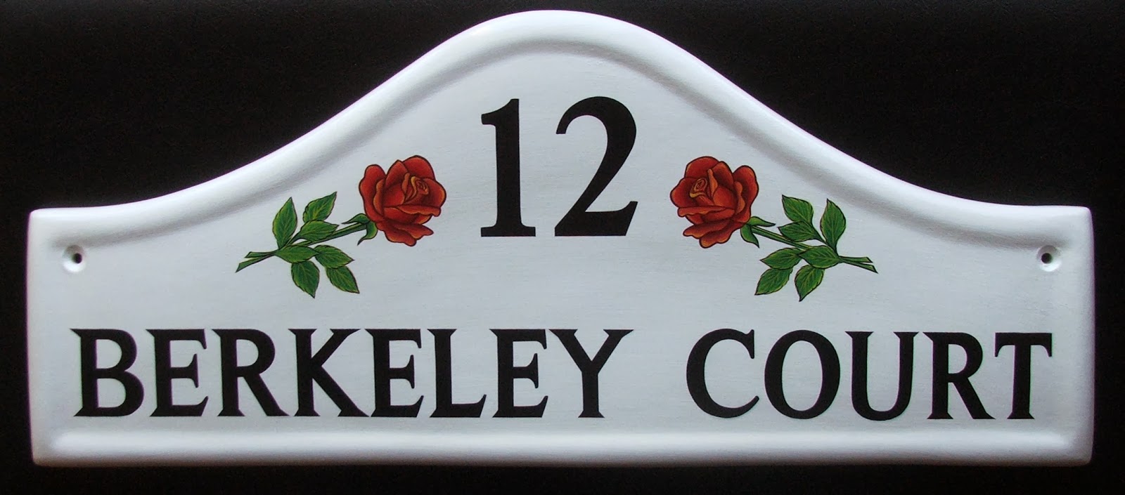 Hand Painted House Signs by Ceramic Art House Number Signs with