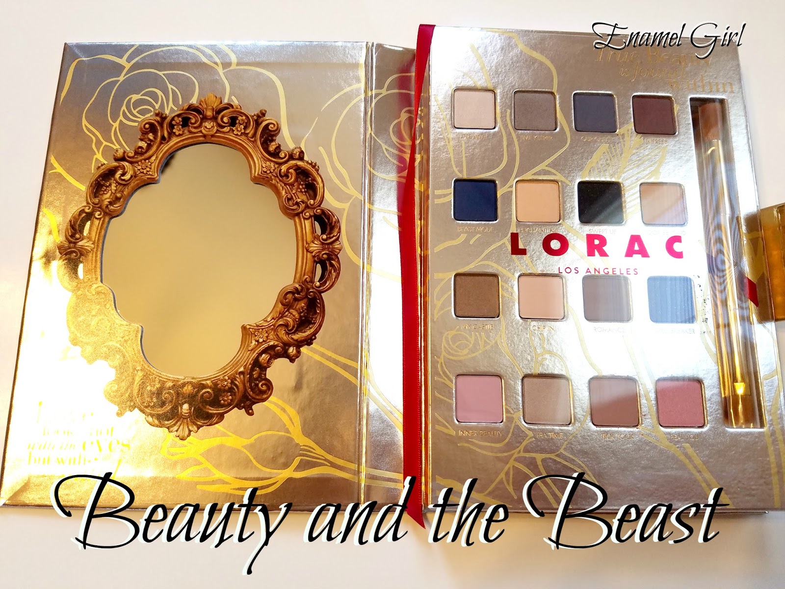 Enamel Girl Lorac Beauty and the Beast Eyeshadow Palette Review and