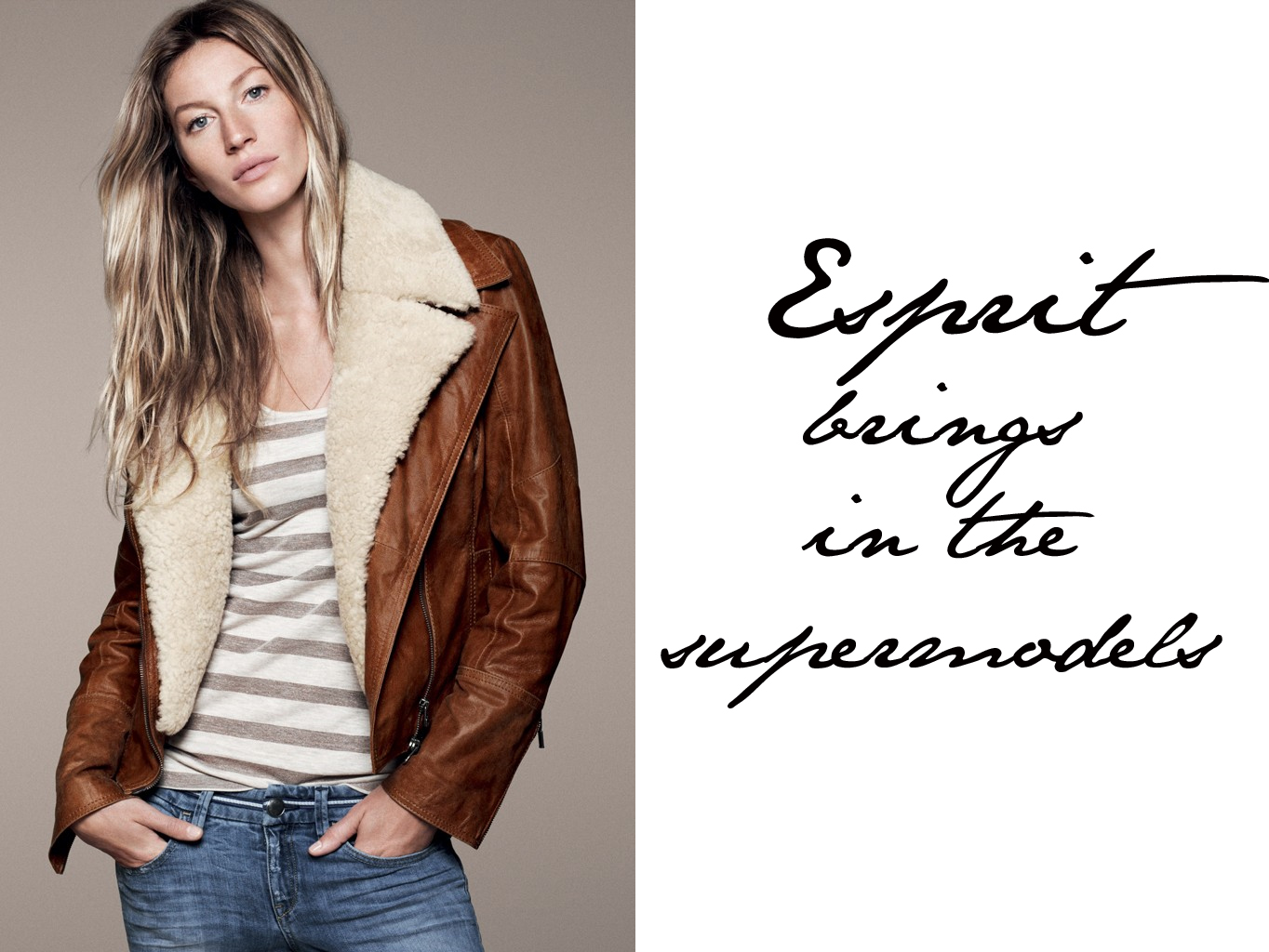 Esprit feature Gisele Bundchen and Erin Wasson in new campaign - Emily ...
