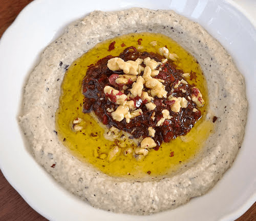Baba Ganoush with Chargrilled Bell Peppers and Walnuts