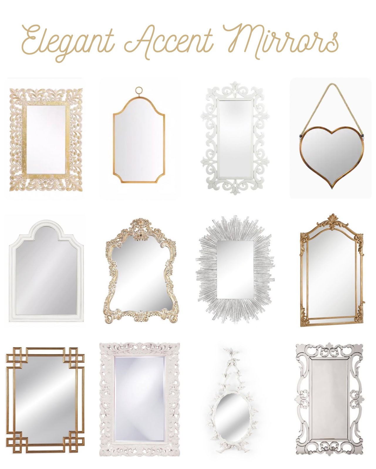 Elegant Mirrors to add Glam to Your Home