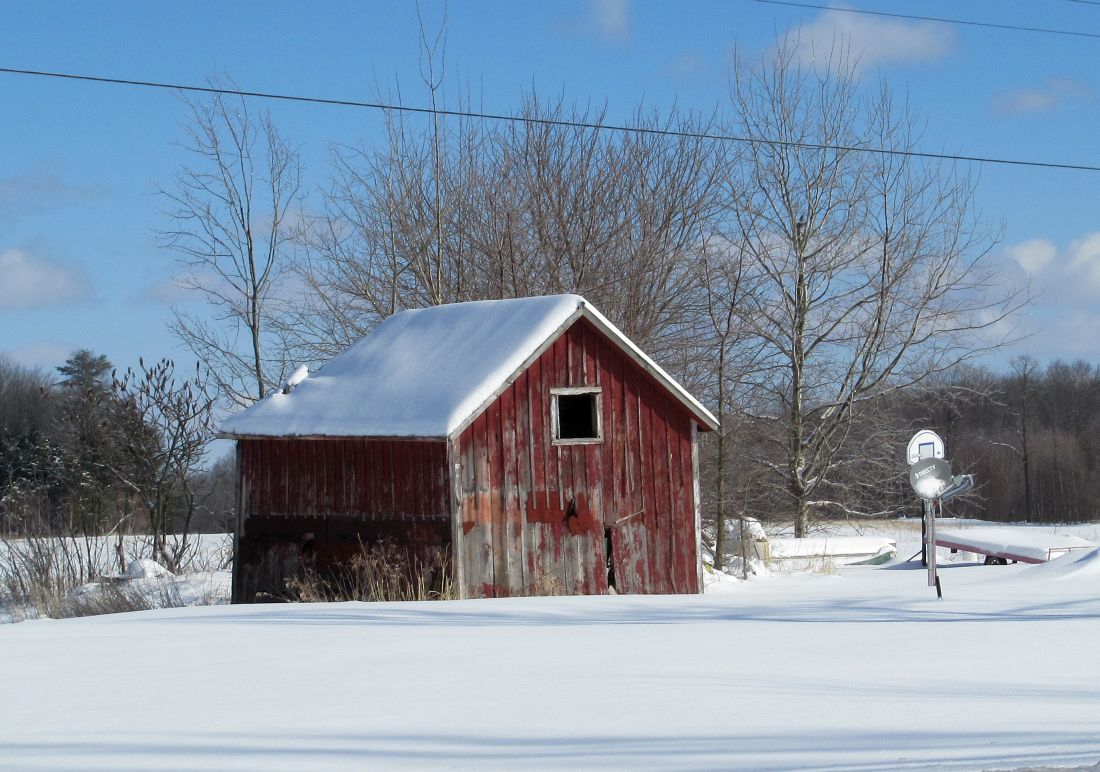 Windswept Adventure County Route 44, Between Madrid and Waddington, NY Part 2