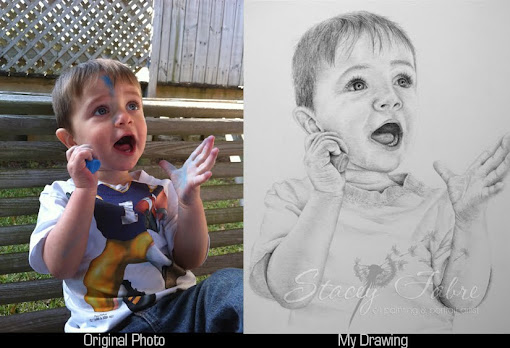 Portrait of Gavin Before and After
