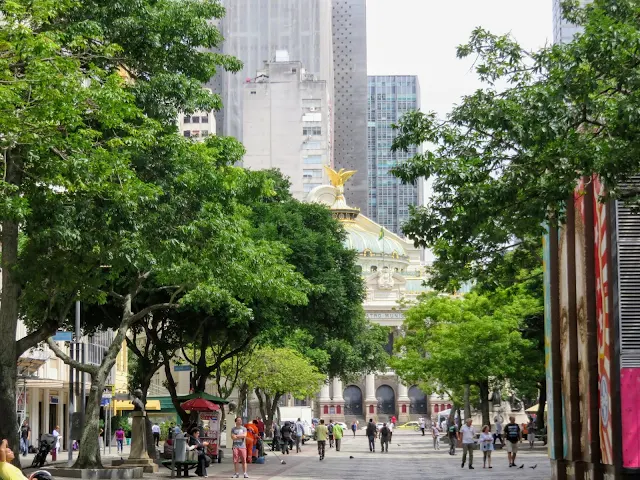 Cinelândia Square in Rio Centro