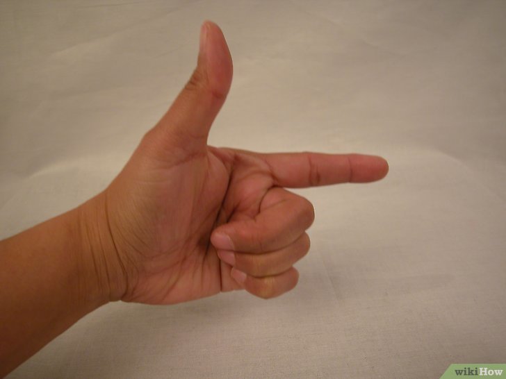 Over finger