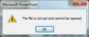 How to fix the Microsoft PowerPoint error “The file is corrupted and ...