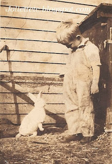 Orvin Davis Jr. and bunny http://jollettetc.blogspot.com