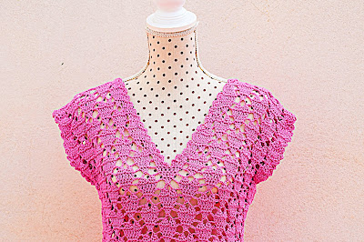 9 - Crochet IMAGENES Blusa de corazones muy fácil y sencilla. MAJOVEL CROCHET