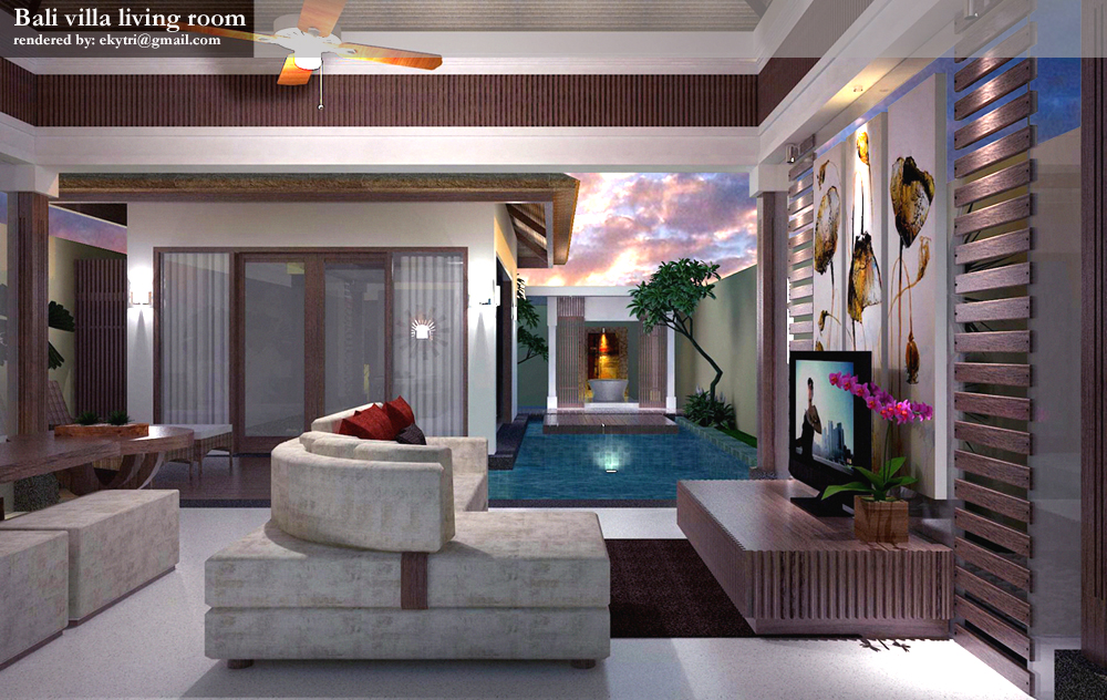 Bali Living Room Design Ideas