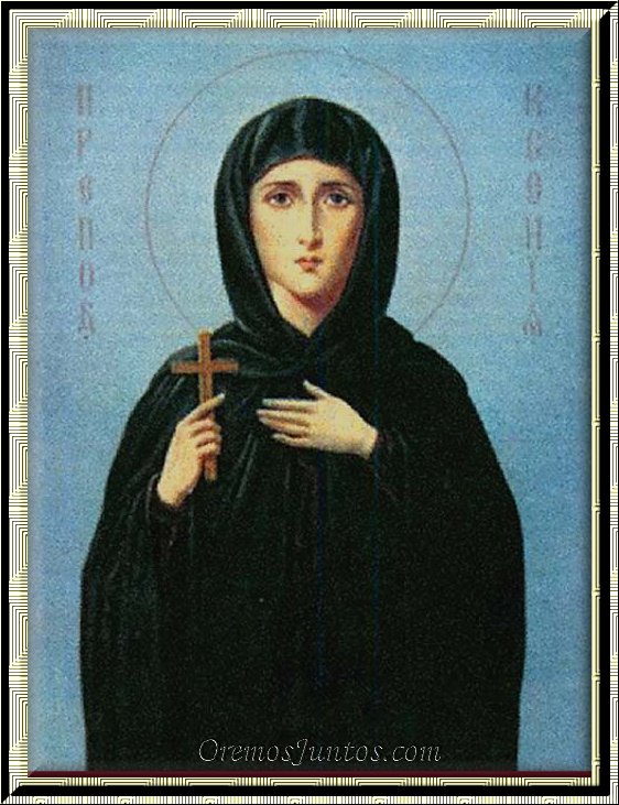 Vidas Santas Santa Xenia de Roma (Eusebia de Milasa), Virgen