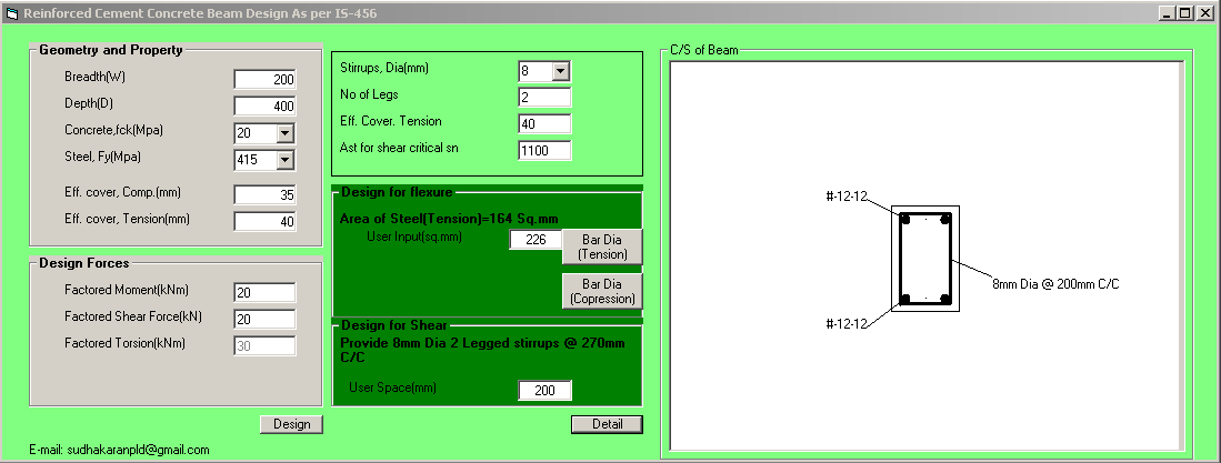 Reinforced Concrete Design (RCC Design) As per IS-456 using STAAD.Pro ...