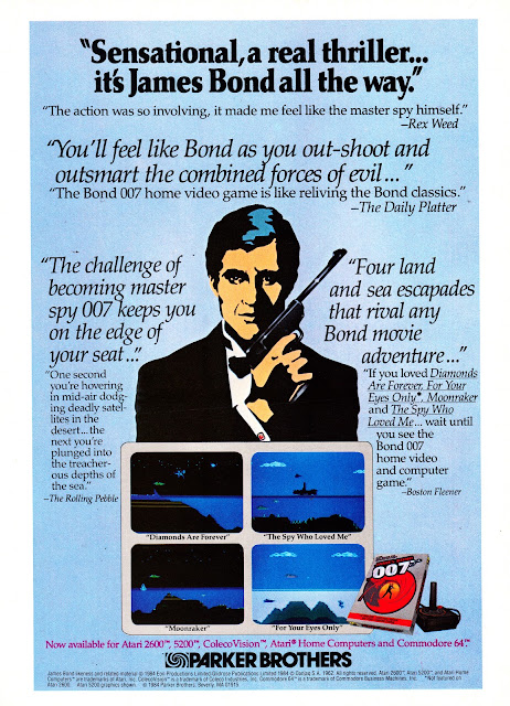 STARLOGGED - GEEK MEDIA AGAIN: 1984: JAMES BOND 007 GAME PARKER ...
