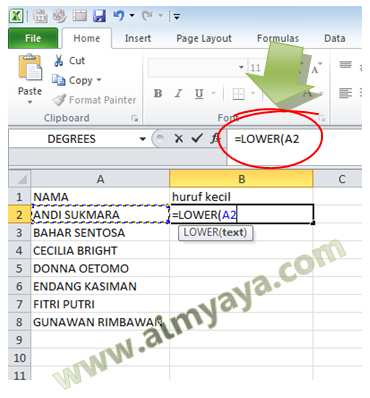 Cara merubah format tanggal di excel menjadi text