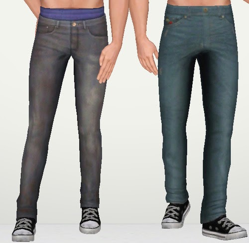 My Sims 3 Blog: Diesel Jeans Converted for Teen Males by Pixelated Zombies
