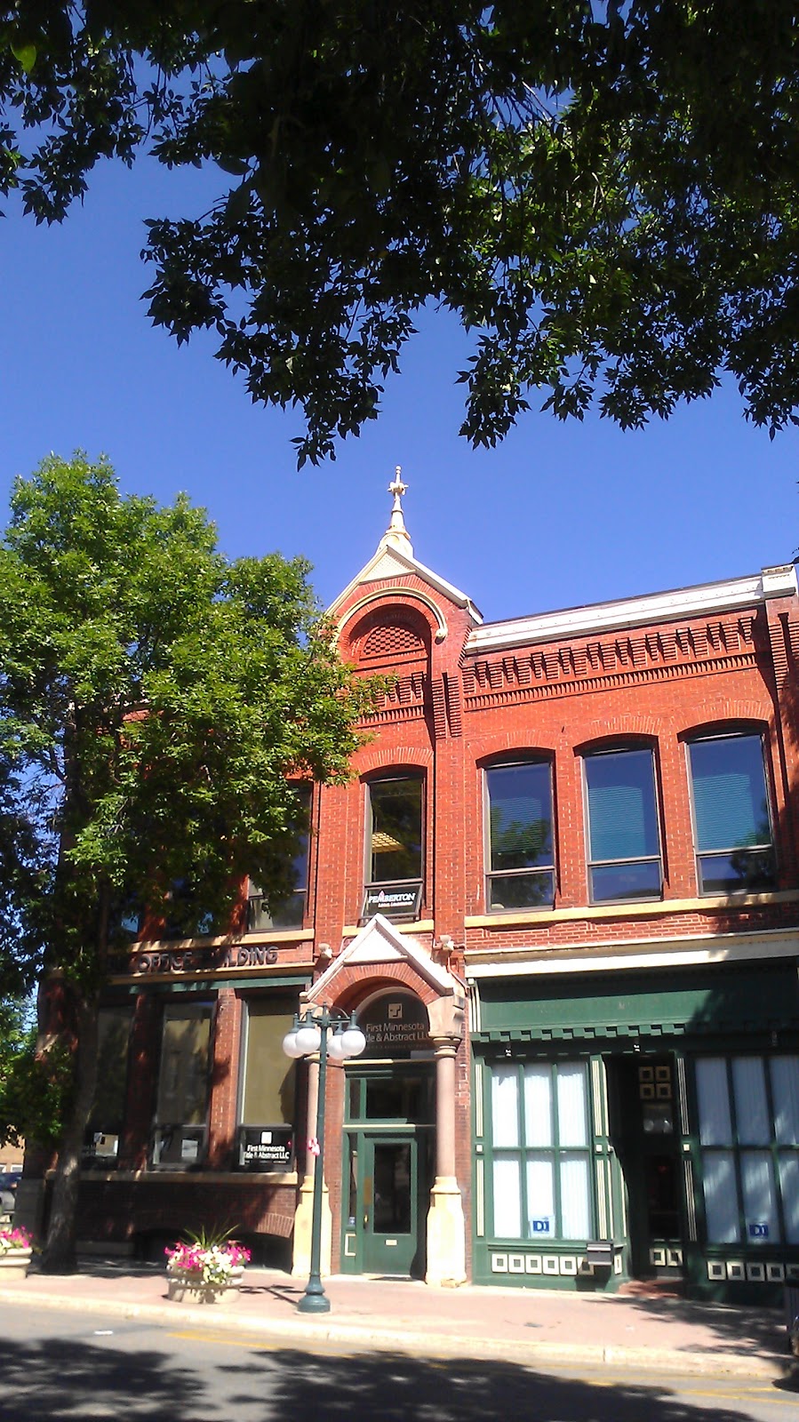 Fergus Falls from a different angle... A little of Downtown Fergus Falls