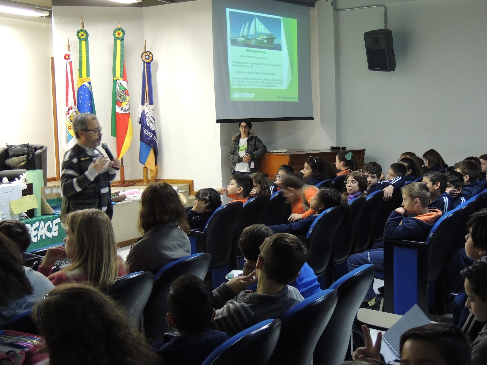Greenpeace Porto Alegre Palestra na Instituição Educacional São Judas Tadeu