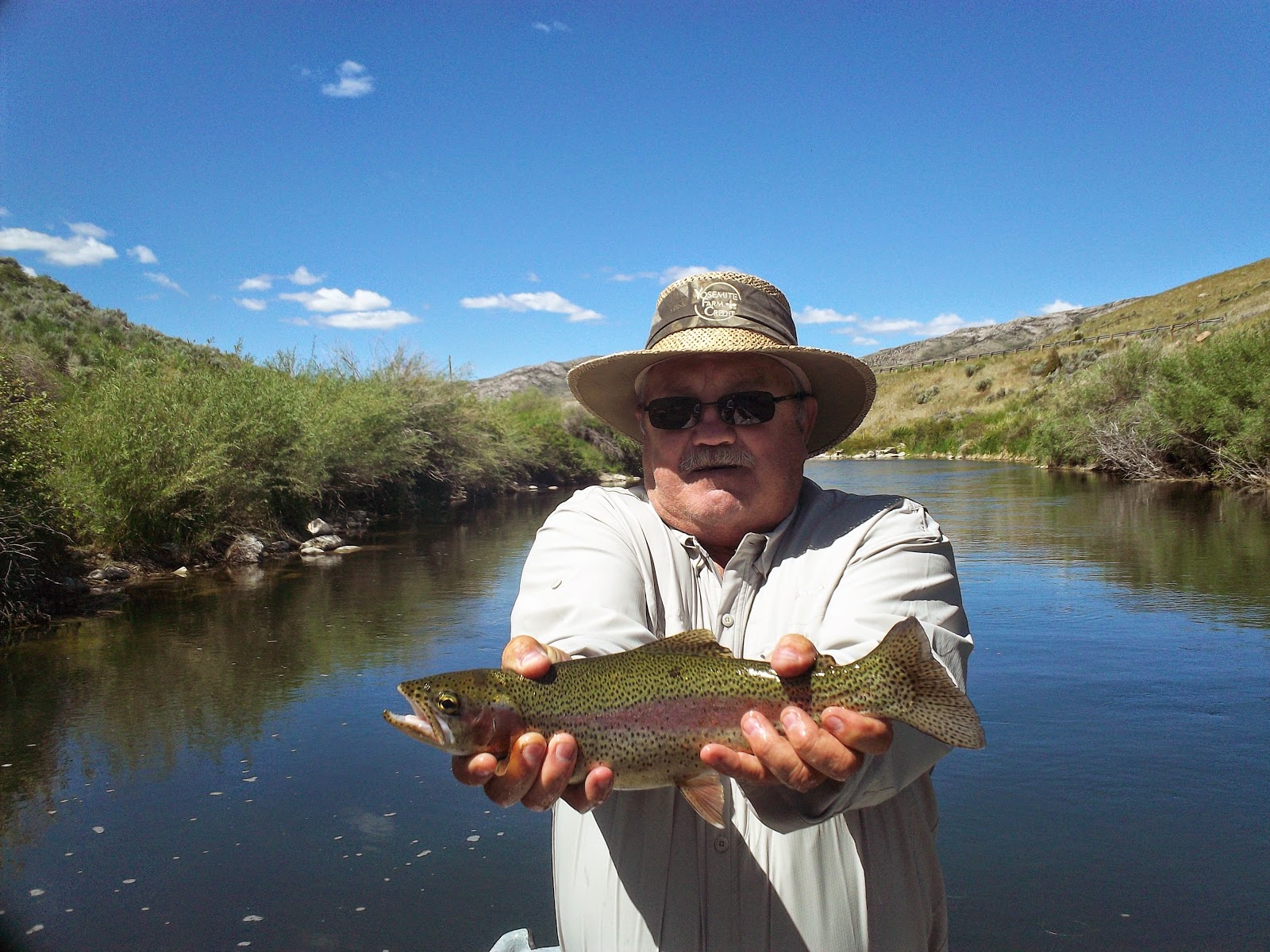 Reel Rods Inc. Jeff and Garrett. First day ever fishing with fly rods!