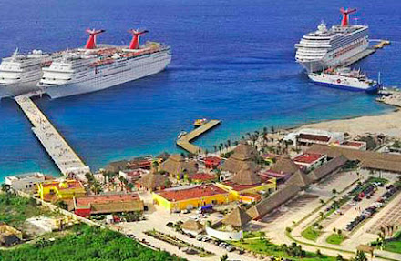 Mantienen hoteles ocupación del 65%; descartan cancelación de cruceros en Cozumel pese a “Rina”