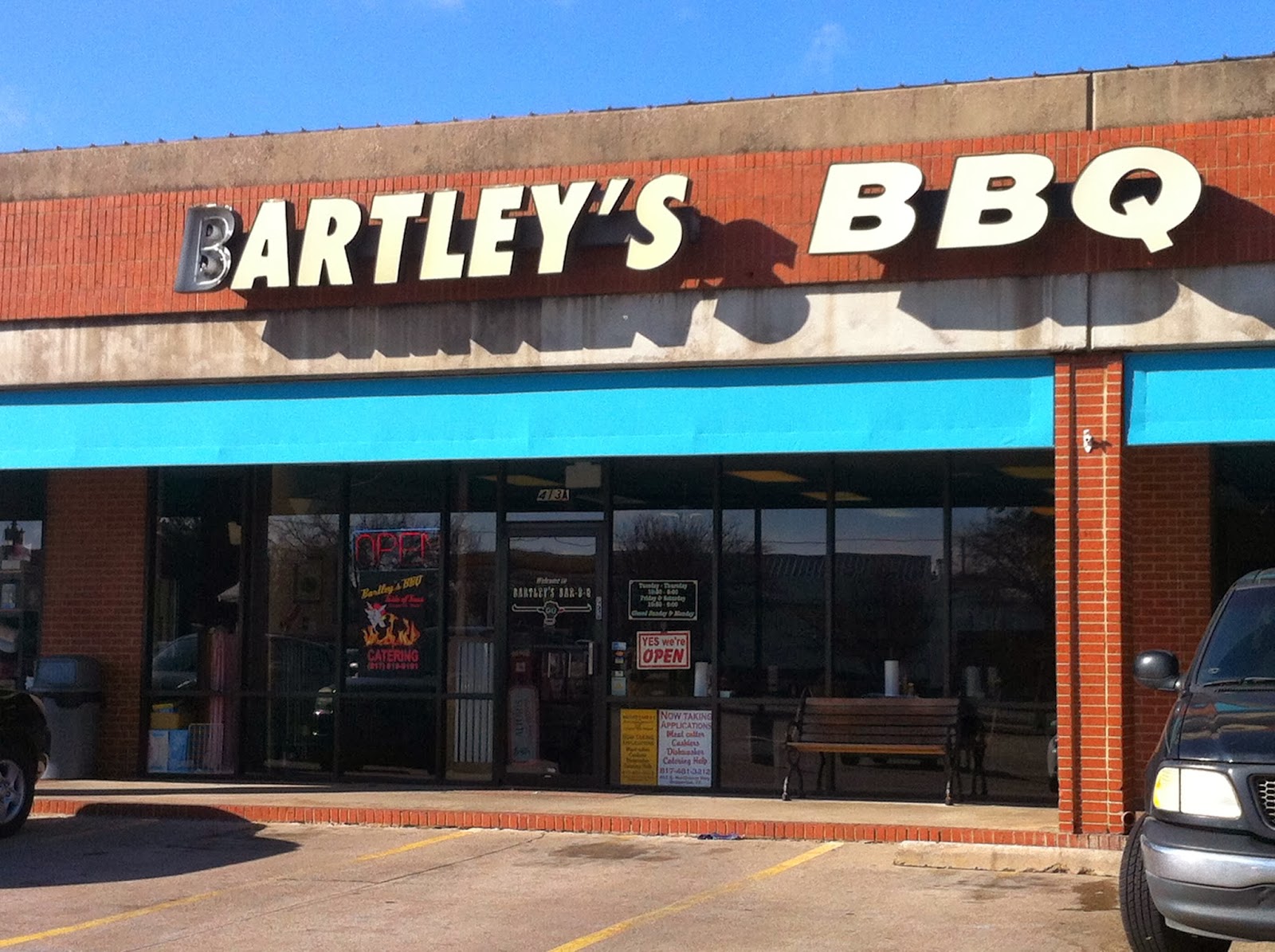 The Barbecue Fiend Bartley's BBQ (Grapevine, TX)