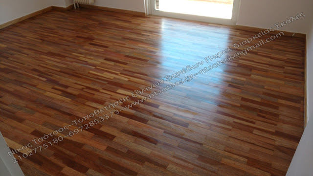 Σατινέ ξύλινο πάτωμα