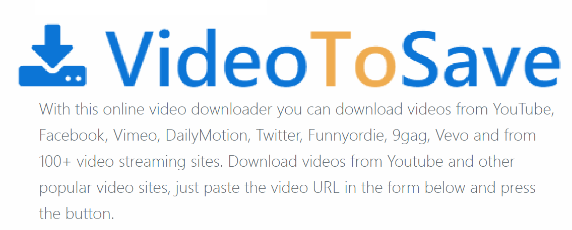 VideoToSave 免費網路影片下載工具