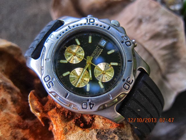jam & watch: Orient Chronograph Titanium (Sold)