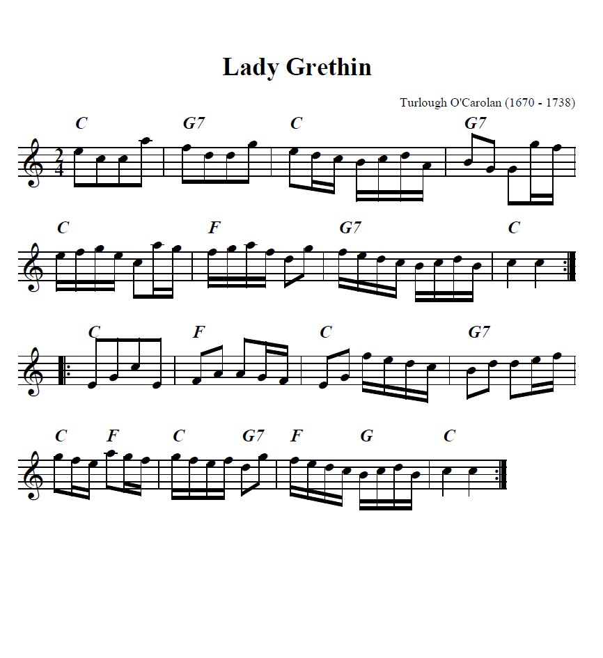 Bouzouki GDAE Lady Grethin (O'Carolan)