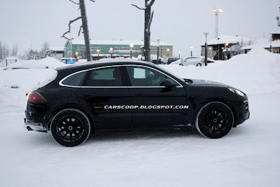 New Porsche Macan Spyshot Photos on Northern Sweden 3