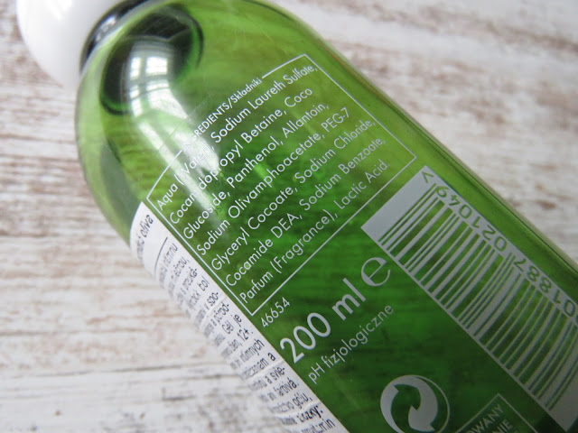 ZIAJA Olive intim gel - ingredients