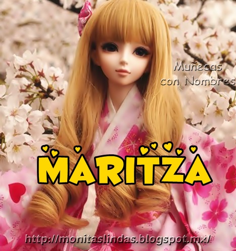 muñecas con nombre de personas