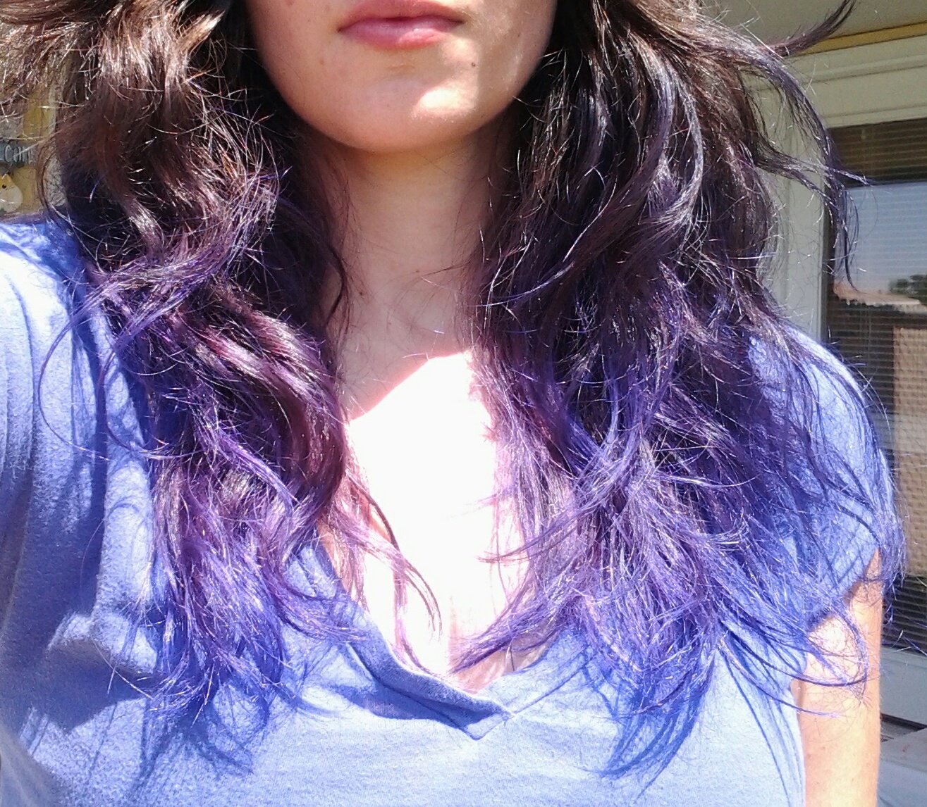 Manic Panic Ultra Violet On Brown Hair Find Your Perfect Hair Style