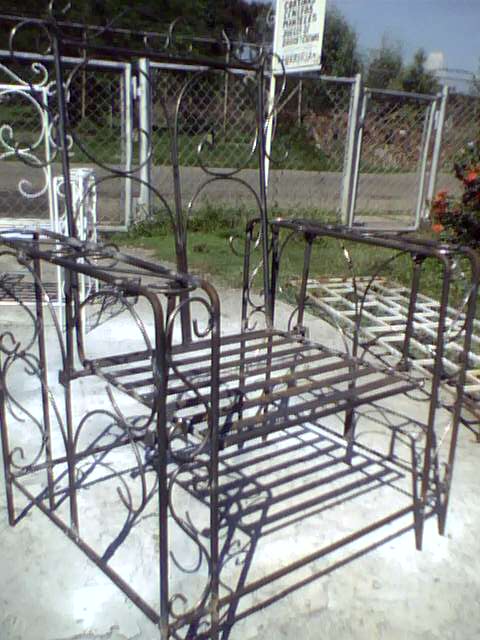 Ideas en Hierro Forjado : Juego de Sillas Columpios