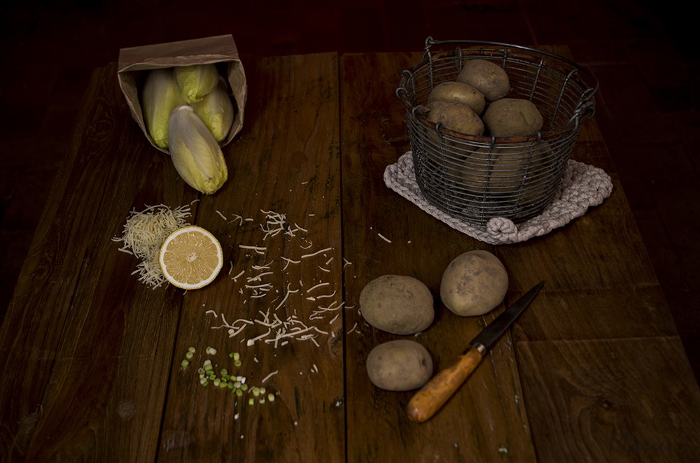 Las recetas de Manu GRATIN DAUPHINOIS AUX ENDIVIES JULIA CHILD