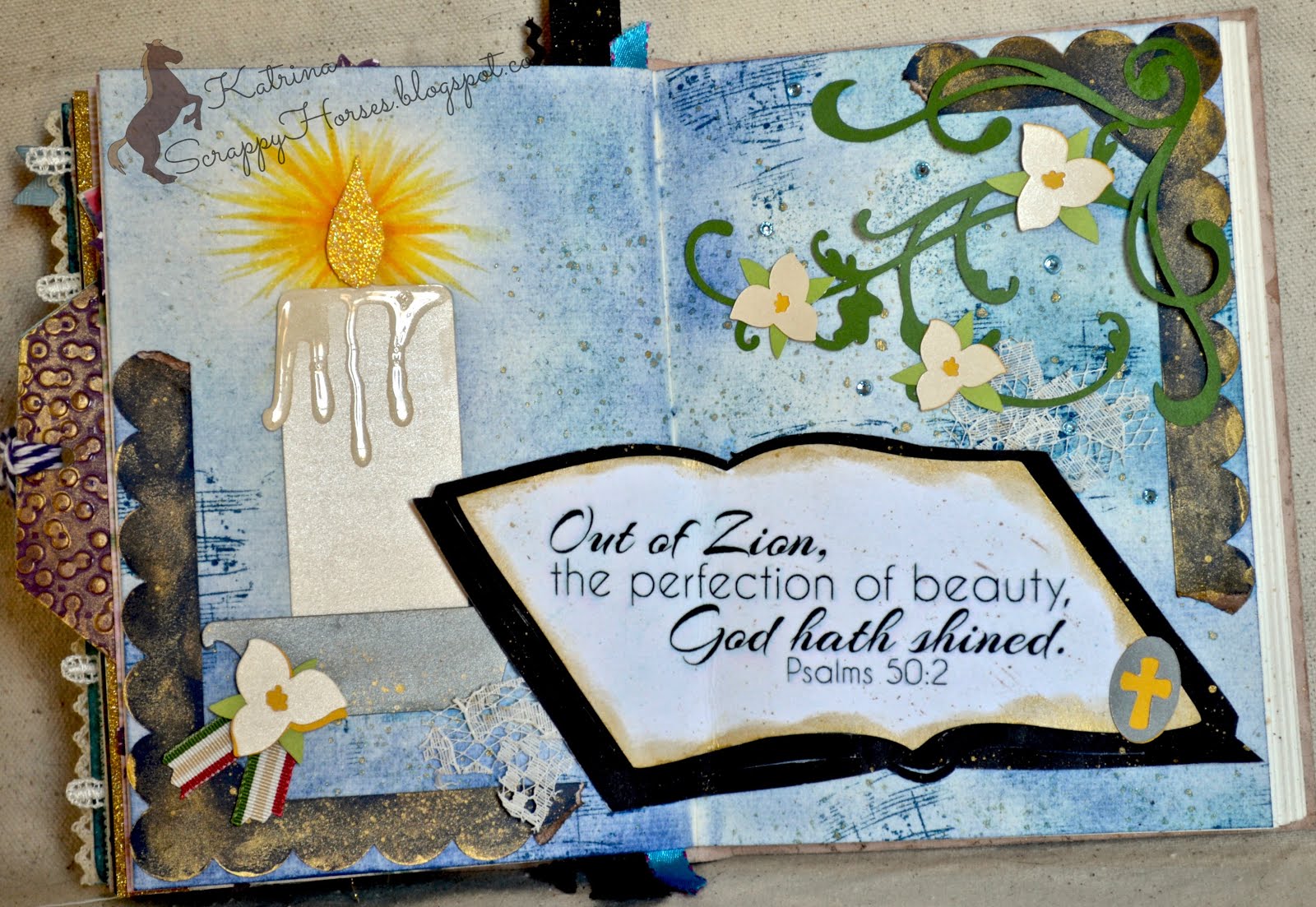  ScrappyHorses Flame and Flowers