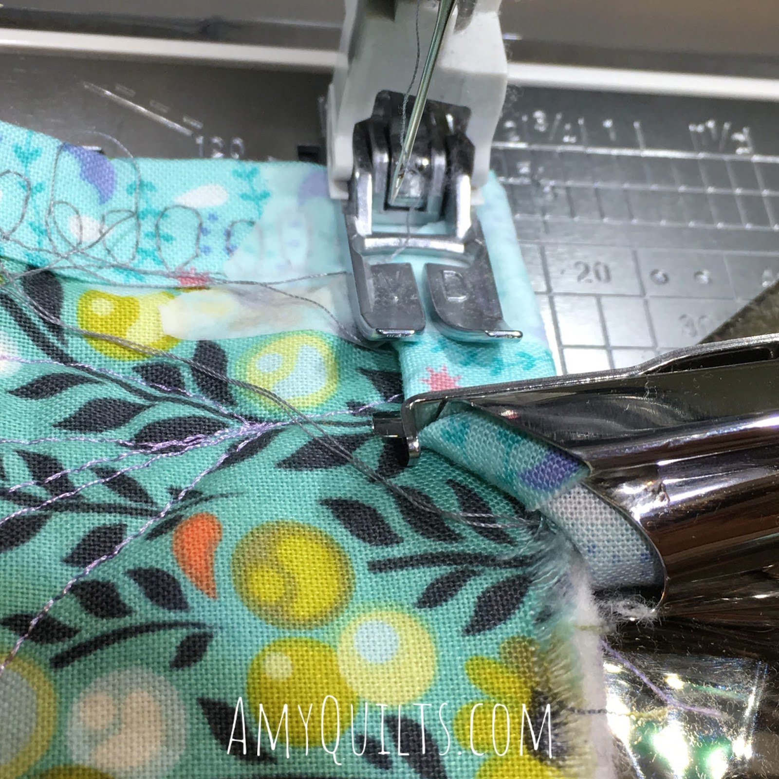 Amy's Free Motion Quilting Adventures Binding Quilts with the Janome