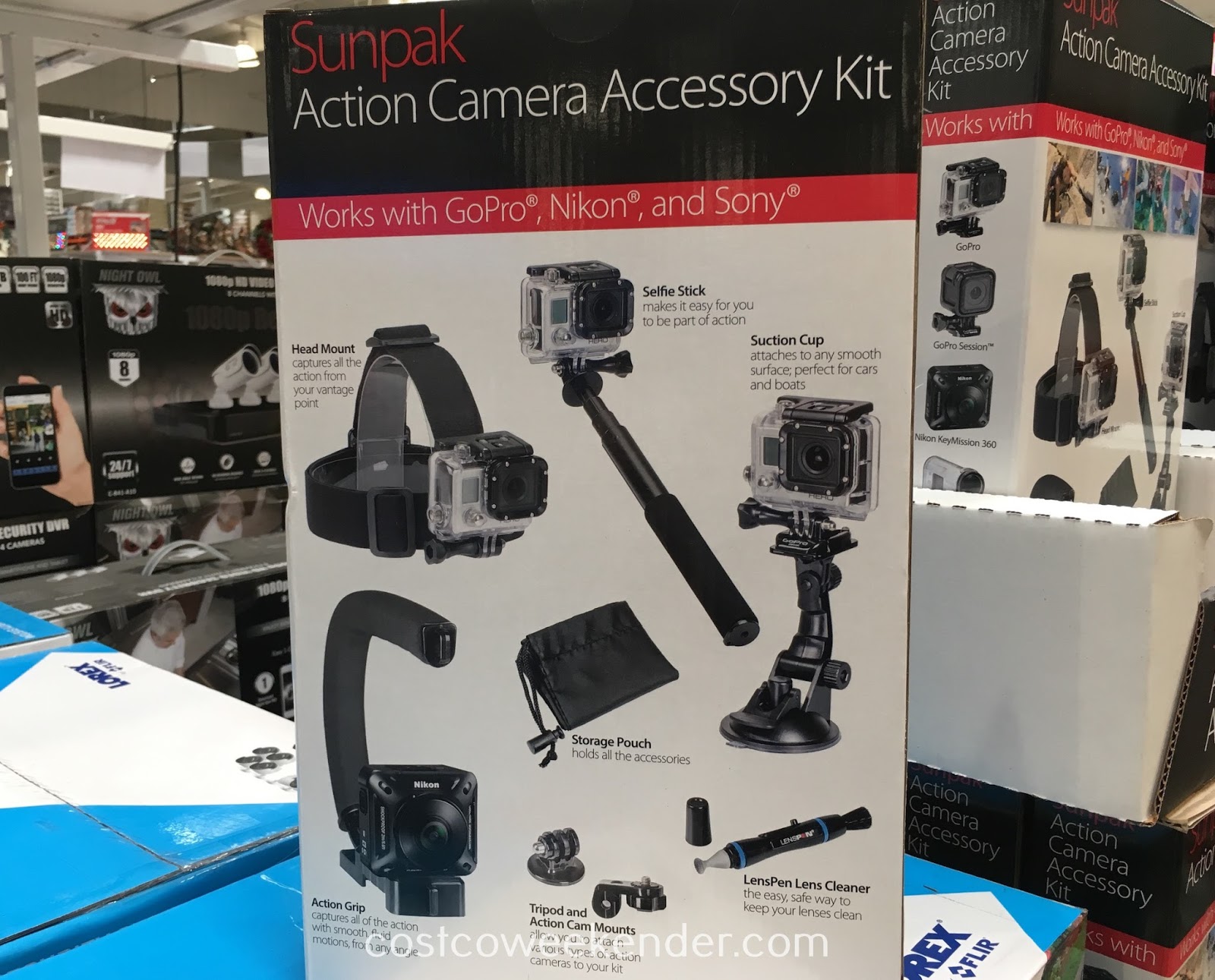 Sunpak Action Camera Accessory Kit Costco Weekender