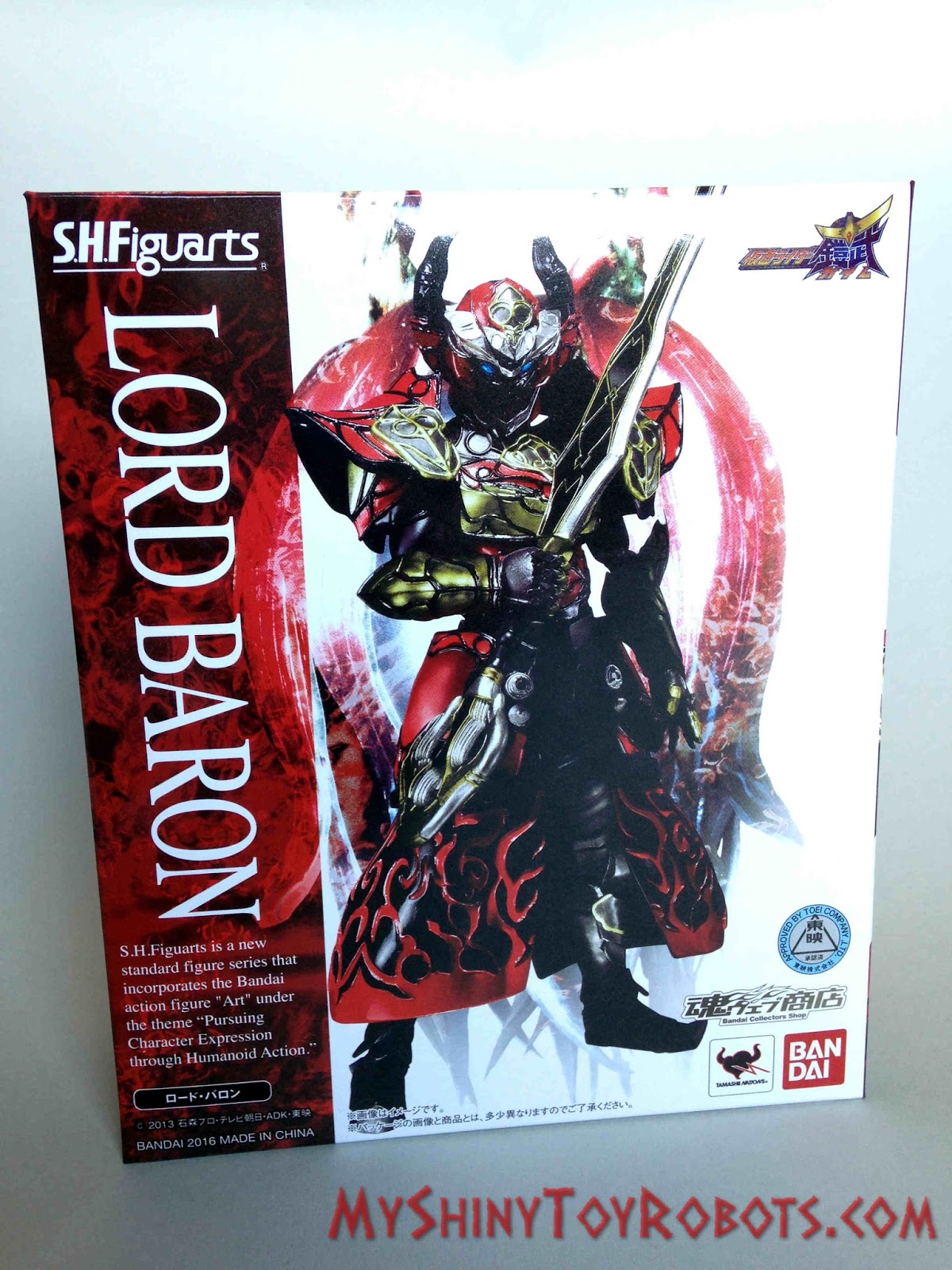 S.H Figuarts Kamen Rider Gaim Lord Baron Action Figure Bandai FROM JAPAN