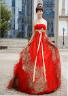 BALL GOWN RED WEDDING DRESSES