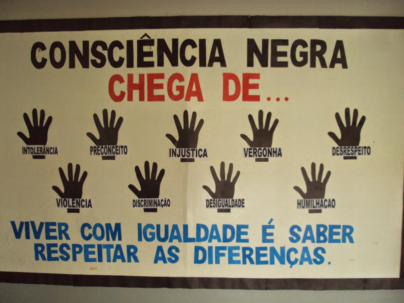 Painéis para mural Consciência negra A Arte de Ensinar e Aprender