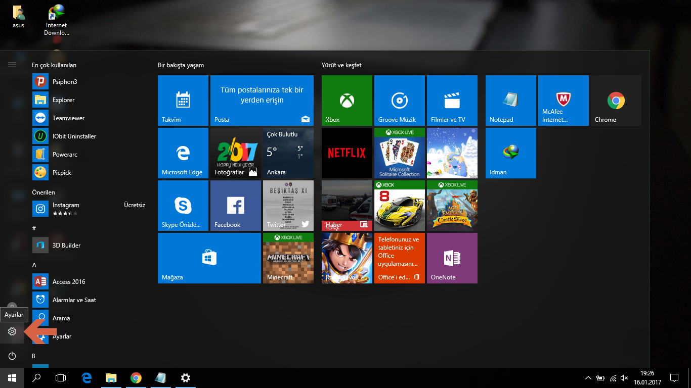 Windows 10' da Gelişmiş Mouse Yapılandırması 1 Windows 10 Mouse Ayarlar 1