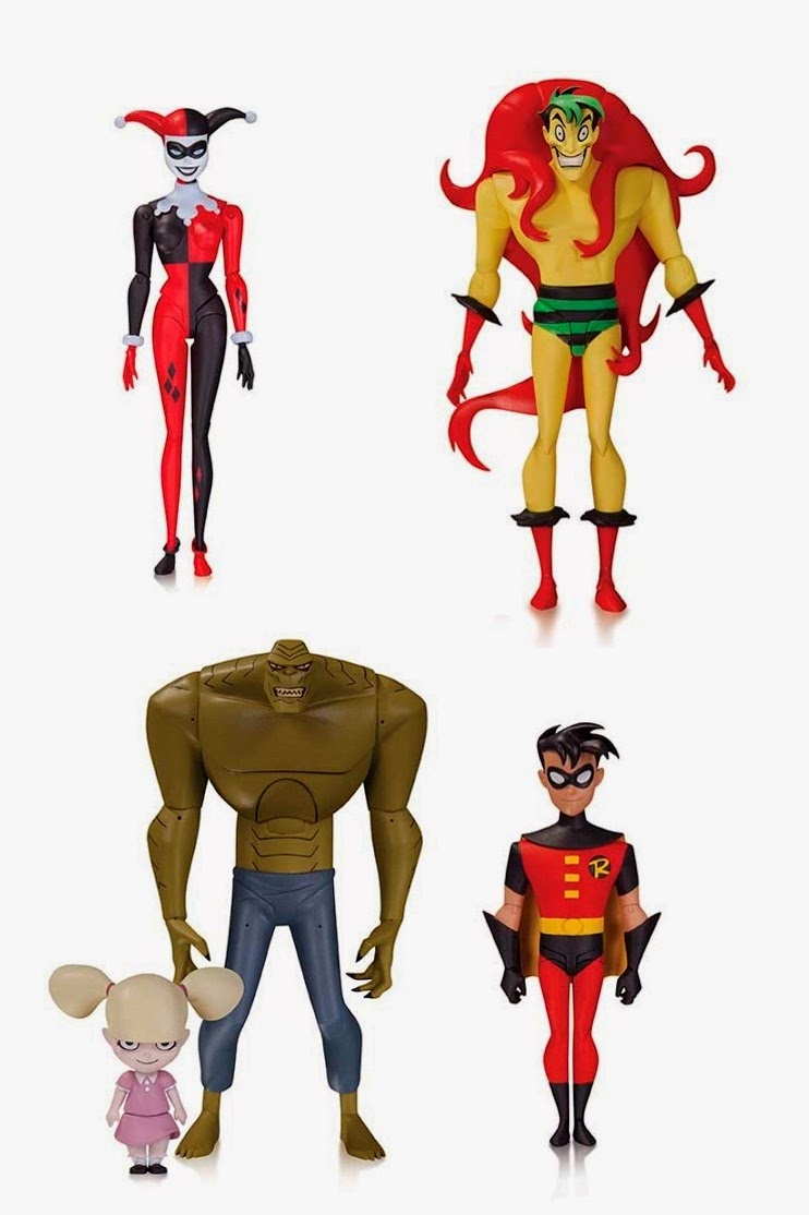 Batman The Animated Series Wave 3 6” Action Figure by DC Collectibles – Harley Quinn, The Creeper, Killer Croc & Baby Doll and Robin 