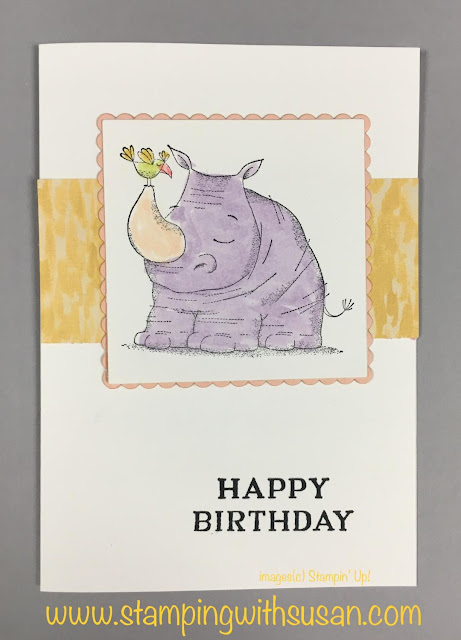 Stampin' Up! Animal Outing Happy Birthday Perenial Birthday Stampin' Write Markers