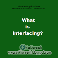 What is Interfacing?, askhareesh blog for Oracle Apps