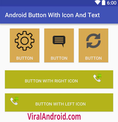 Android Example: How to Use Icon and Text Together in Android Button