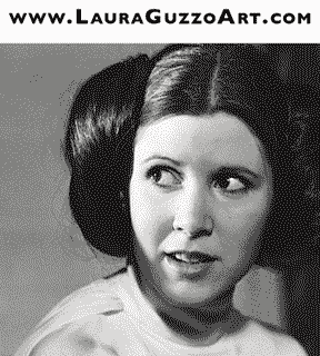 Laura Guzzo: Illustrations More: Princess Leia Laura Guzzo: Illustrations More: Princess Leia