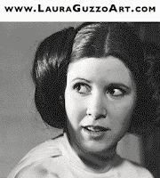 Laura Guzzo: Illustrations & More: Princess Leia
